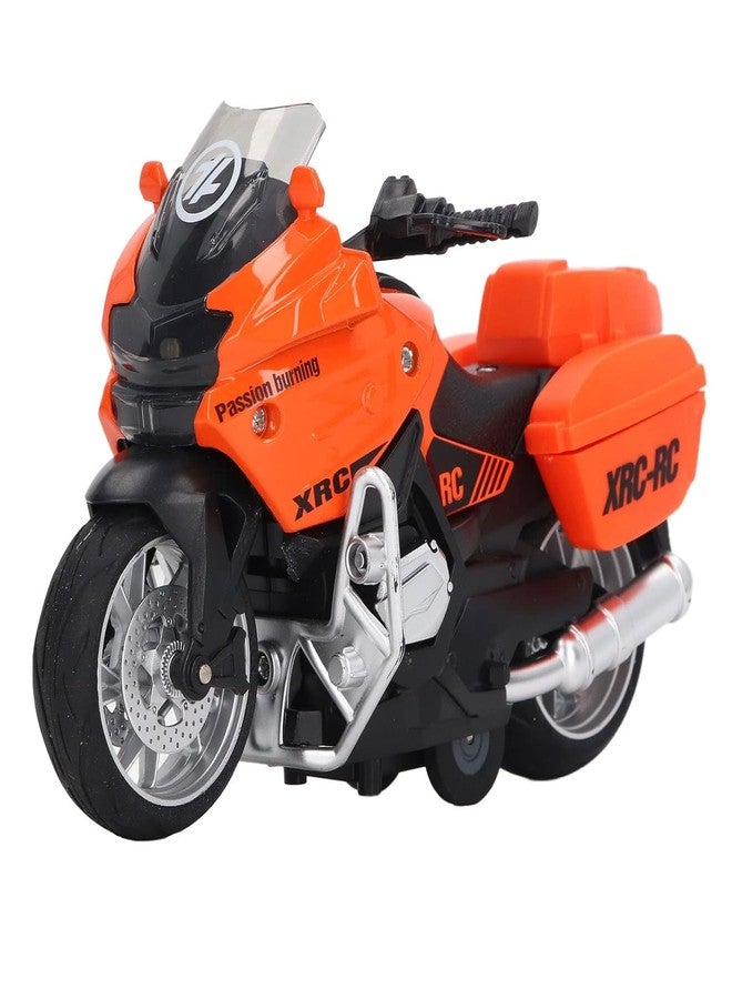 RAMPKD New Toy Kids Diecast Motorcycle Scale Model Pull-Back Cars Alloy Simulation Superbike with Lights and Sound for Dashboard of Cars Toy (Multi)(Moto-Fighting_R) - Image 1